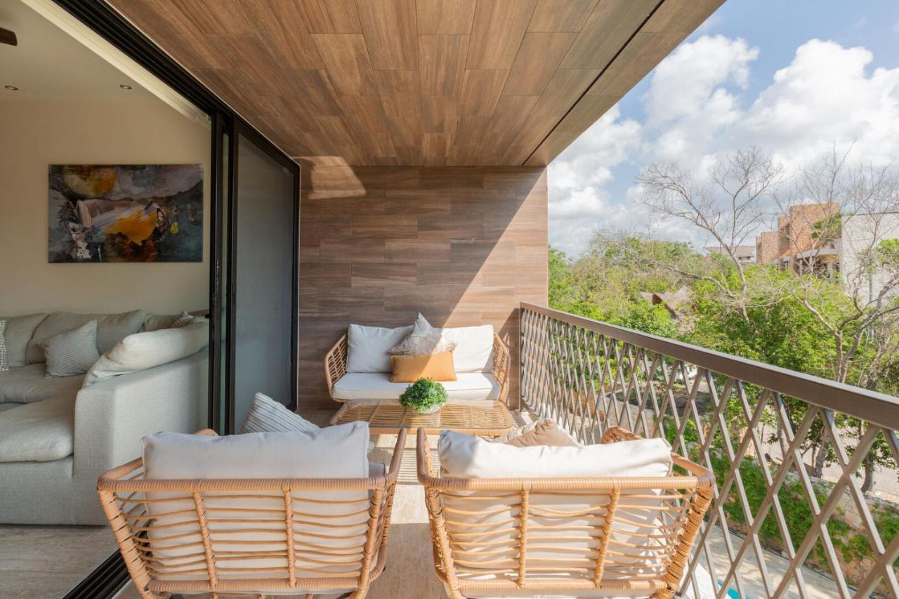Exclusive Paramar Ve Penthouse In Tulum By Lockey Best For Walking To Commercial Zone In Aldea Zama Værelse billede